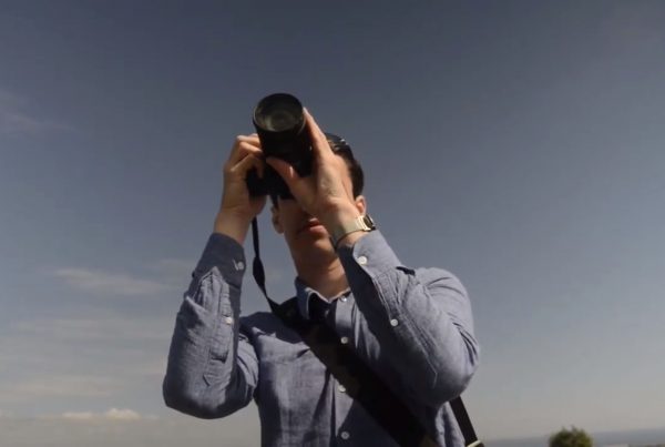 Blind Photographer Taking Photos